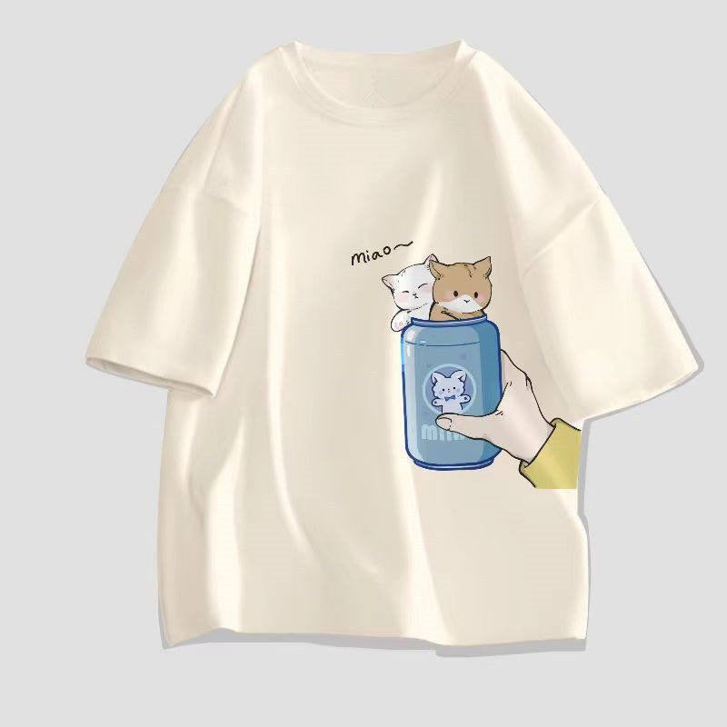 Hommes Hong Kong Style tendance manches courtes T-shirt pour l'été