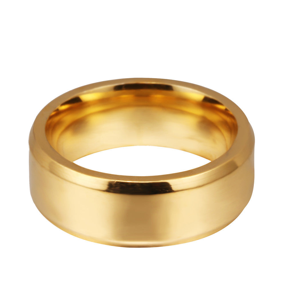 Bague en titane de 8 mm