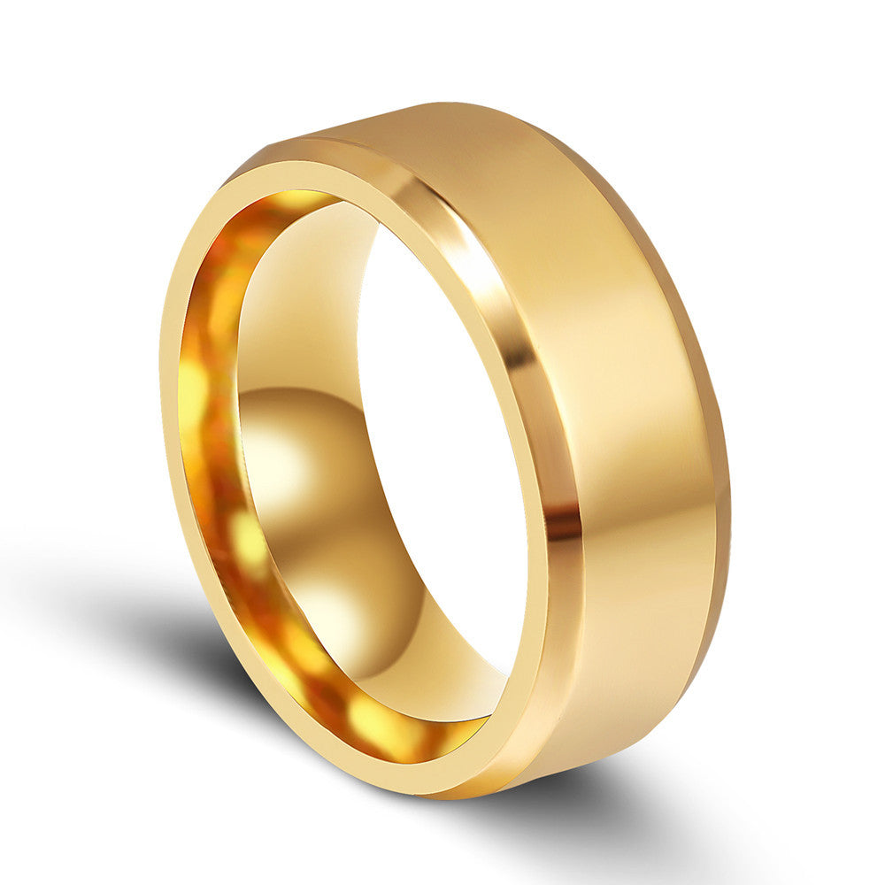 Bague en titane de 8 mm