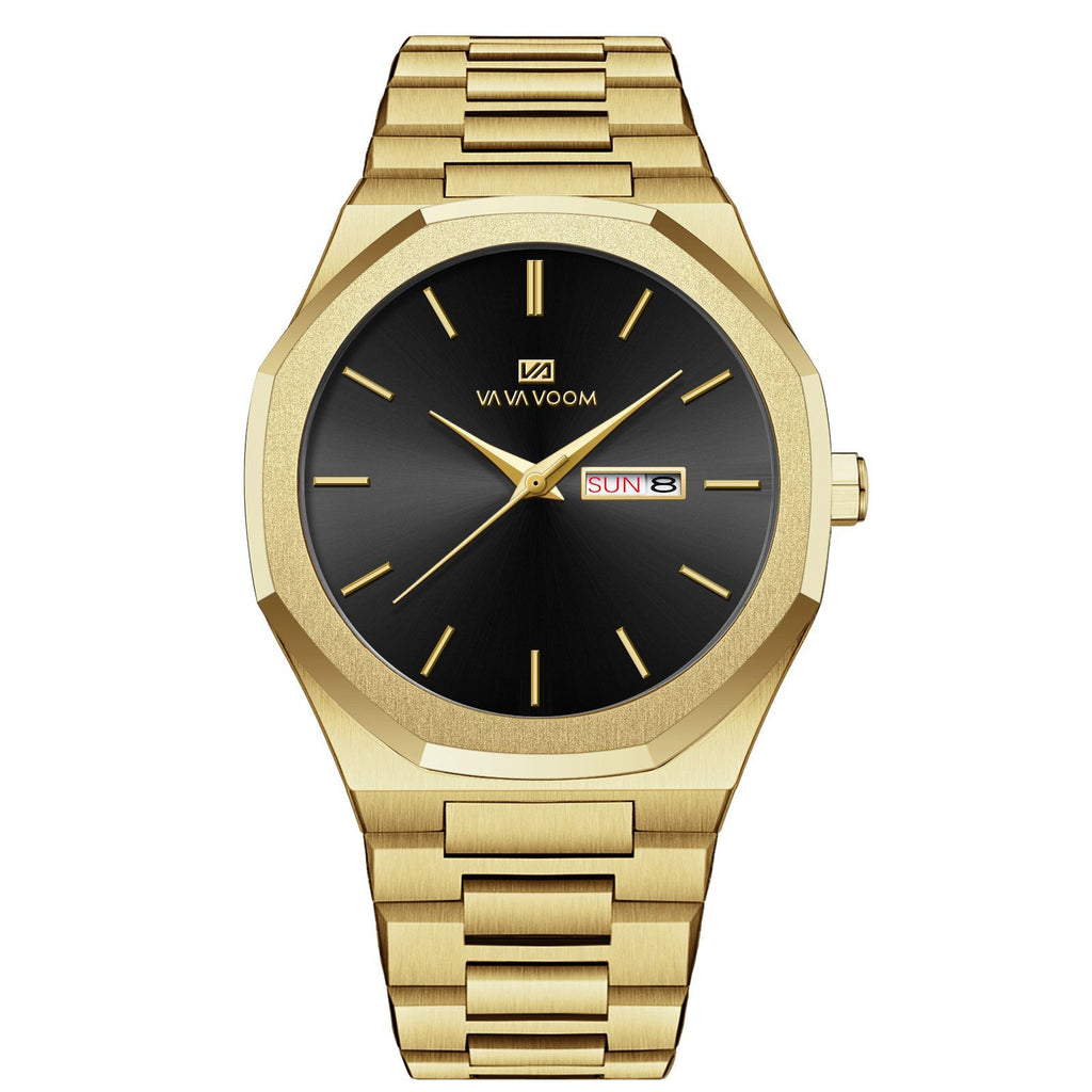 Montre homme en acier casual Business-Chain