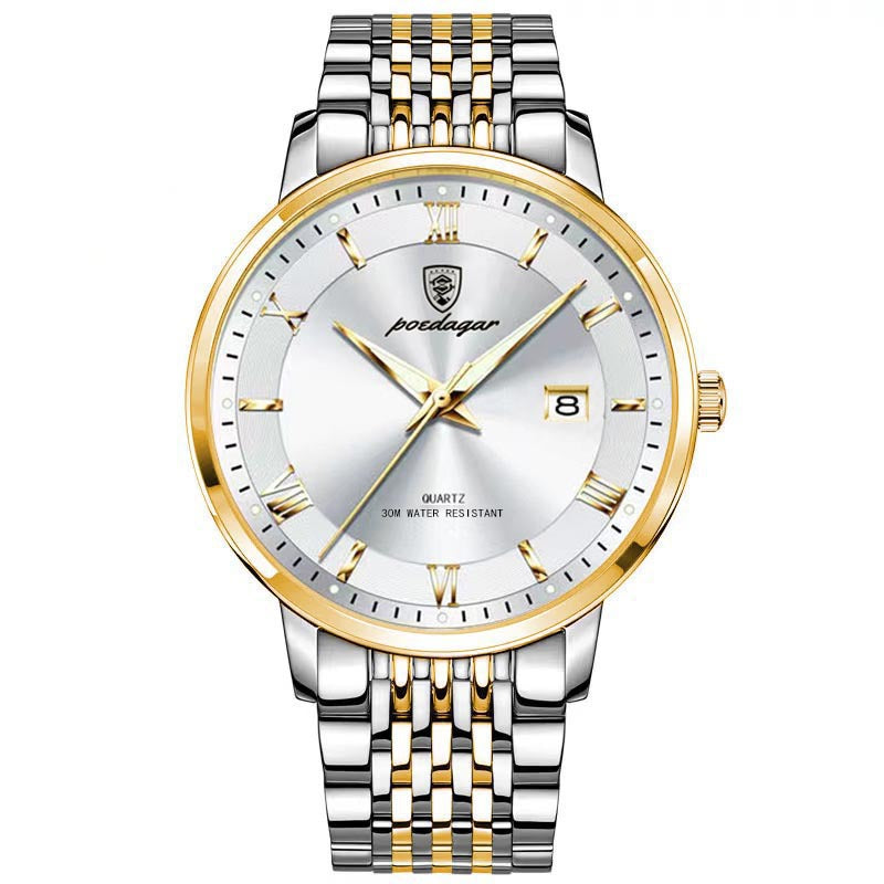 Montres Homme Imperméable Calendrier lumineux Montres Quartz