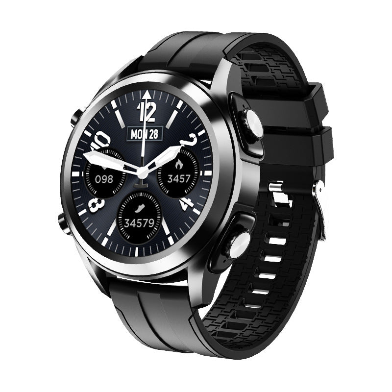 Casque Bluetooth homme Combo fréquence cardiaque Pression artérielle Sports Technologie Smart Watch