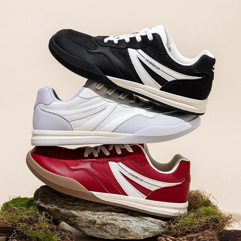 Hommes Casual Sports large orteil box plat monocouche chaussures