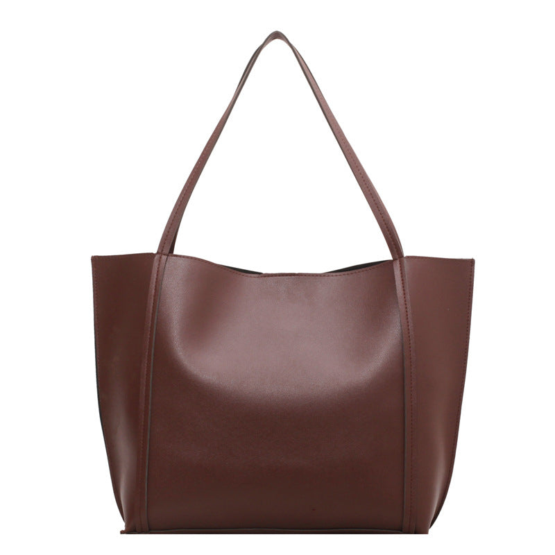 Sac à épaule simple pour femmes rétro grande capacité