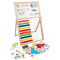 Tableau de dessin magnétique multifonctionnel double-sid avec support de calcul