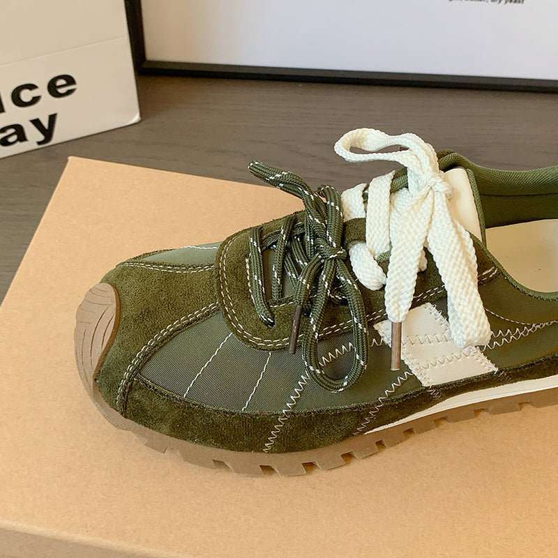 Femmes Allemand Chaussures d'entraînement Arrivée Automne mince Trendy Platform Retro Running Casual Spor