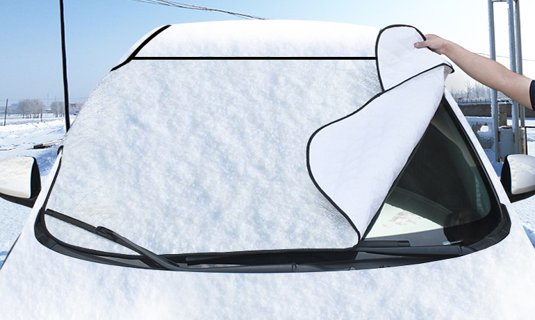 Voiture bloc neige pare-brise avant antigel couverture hiver avant équipement snowboard pare-brise sn