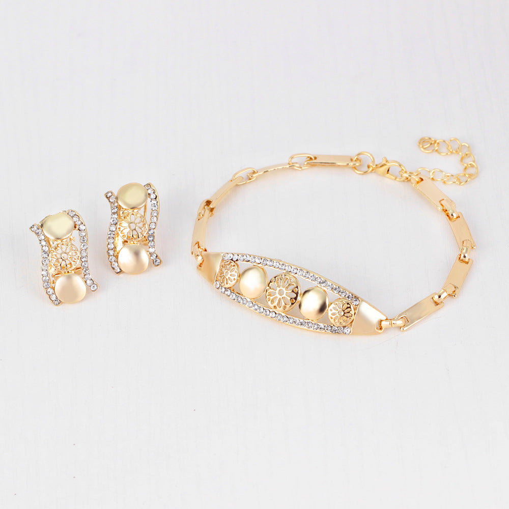 Ensembles de bijoux exagérés européens et américains