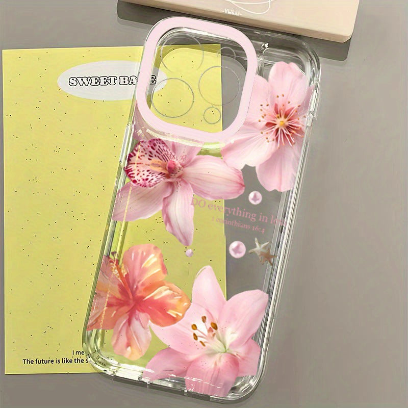 Lily Flower Non Slip Drop Housse téléphonique de preuve