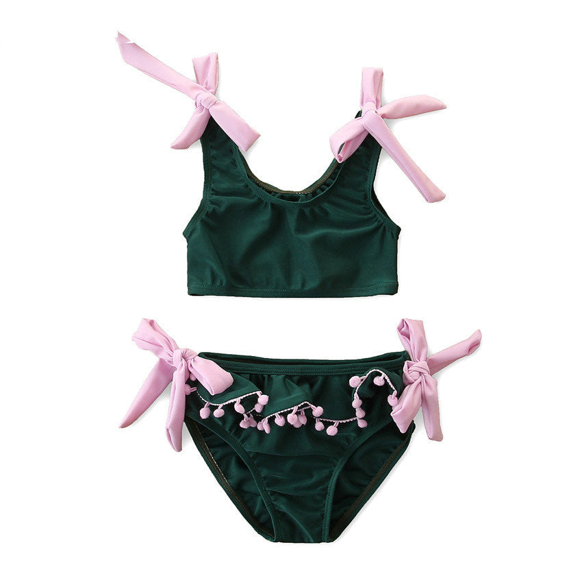 Maillot de bain de fille d'été costume Fashion Girl couleur matching maillot de bain
