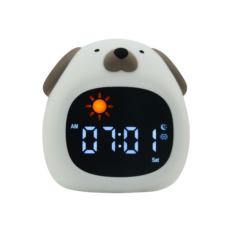 LED bande dessinée animal Lion réveil horloge de nuit