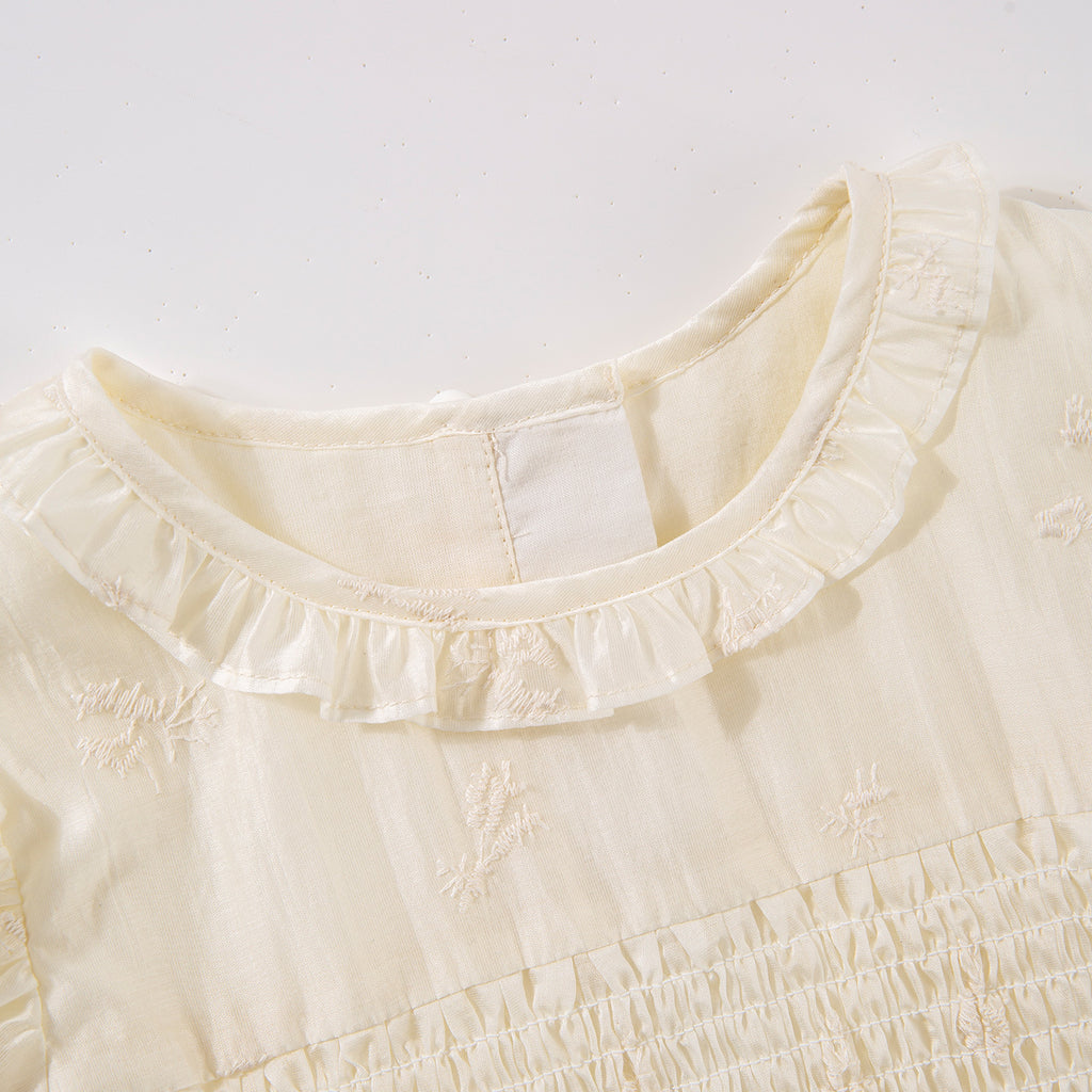 Robe de princesse d'été de style doux pour les filles