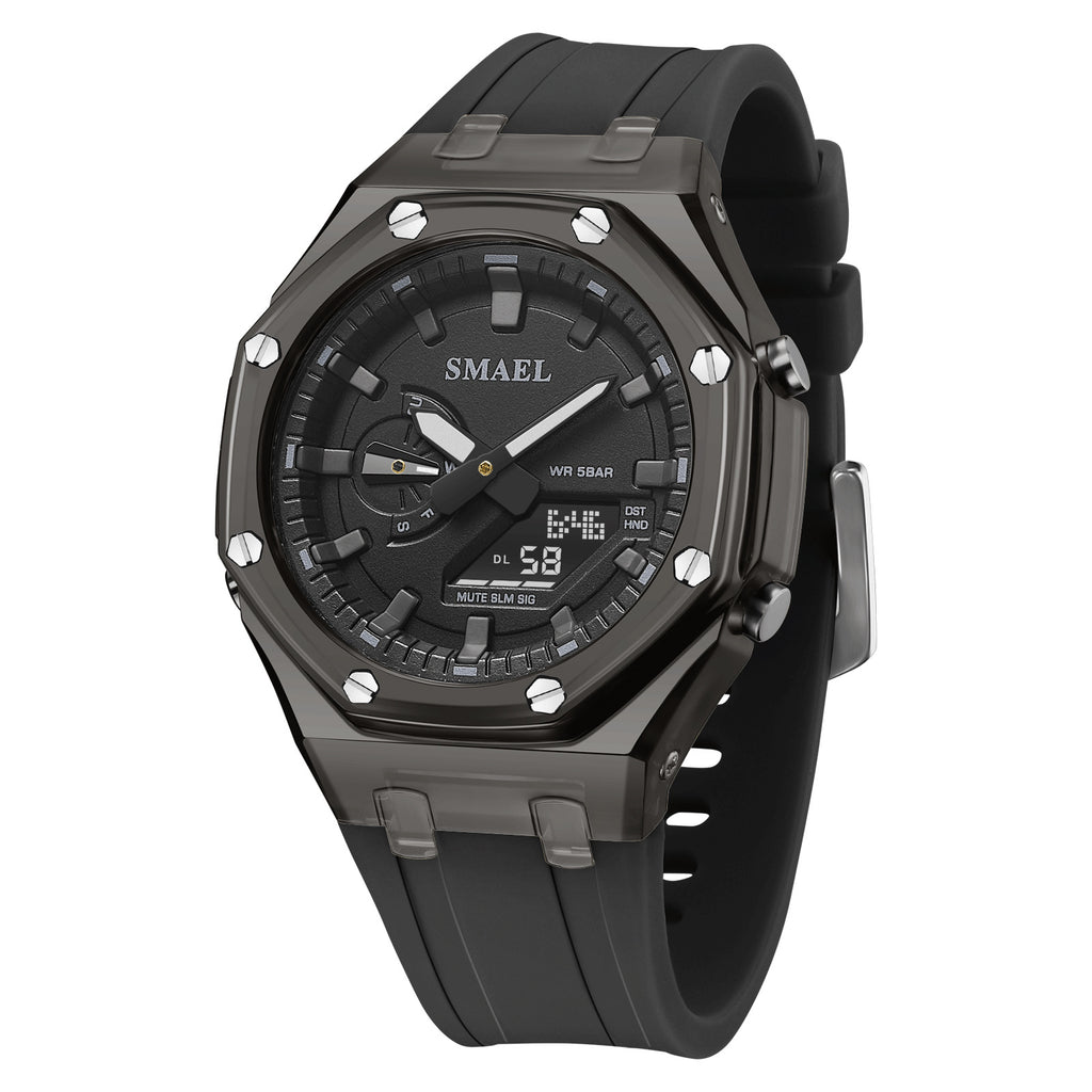 Montre électronique multifonction Silicone étanche