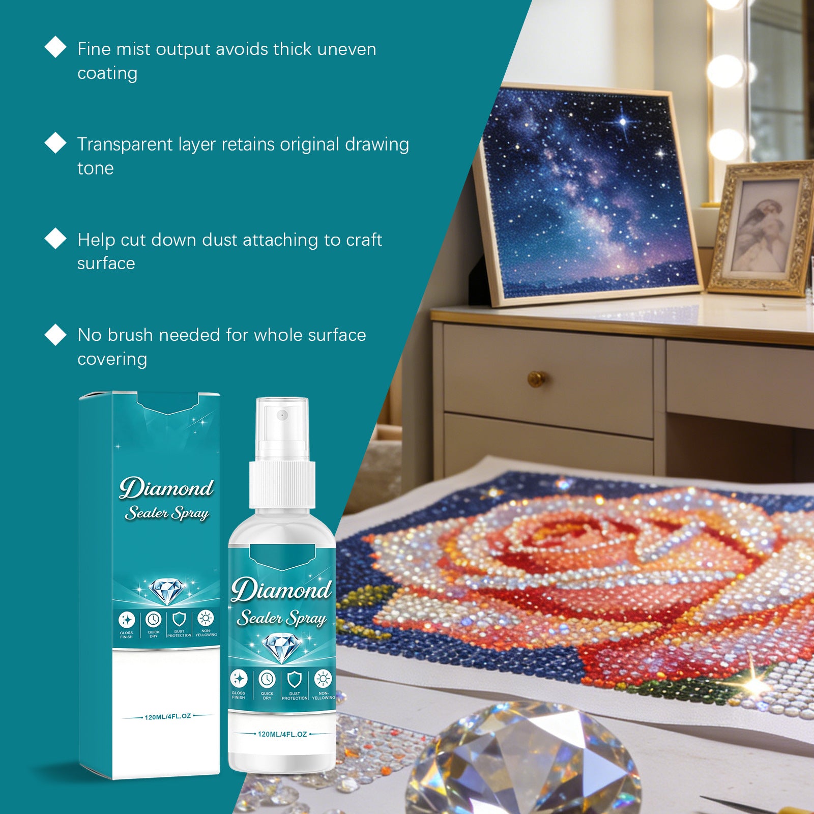 Peinture diamant Spray d'étanchéité