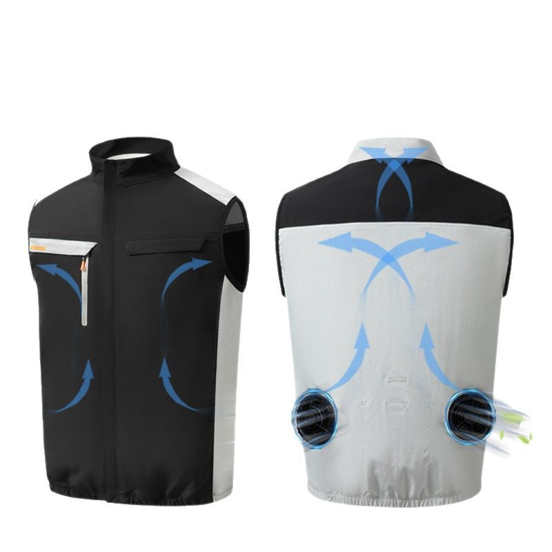 Vêtements d'éventail de refroidissement Veste sans manches