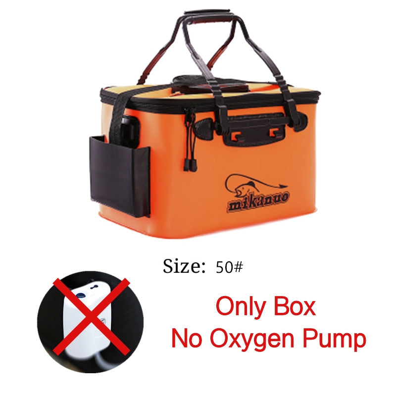 EVA sac de pêche portable pliant Thicken Live Fishing Box Tank Bucket Camping Fishing Tack