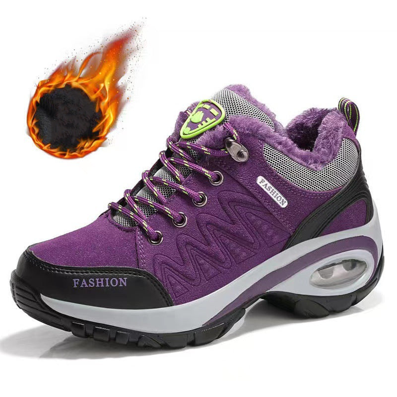 Automne Hiver Femmes Sneakers Air Coussin Design Platform Chaussures