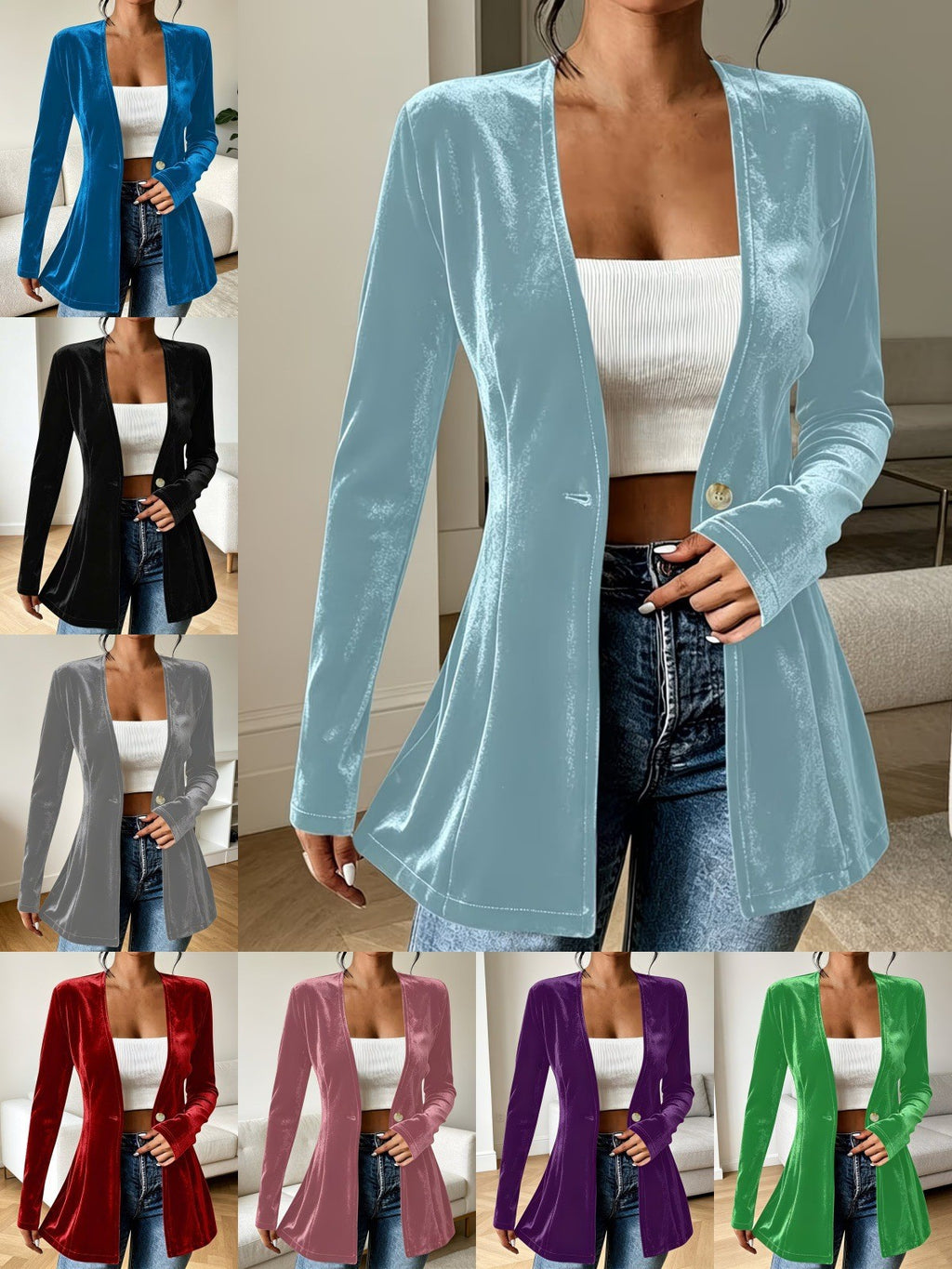 Veste Blazer de style européen et américain