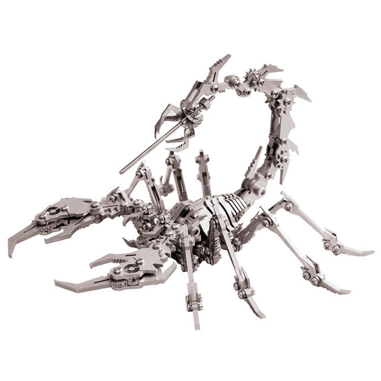 Steel Scorpion King Couleur Puzzle 3D Modèle Jouet en métal