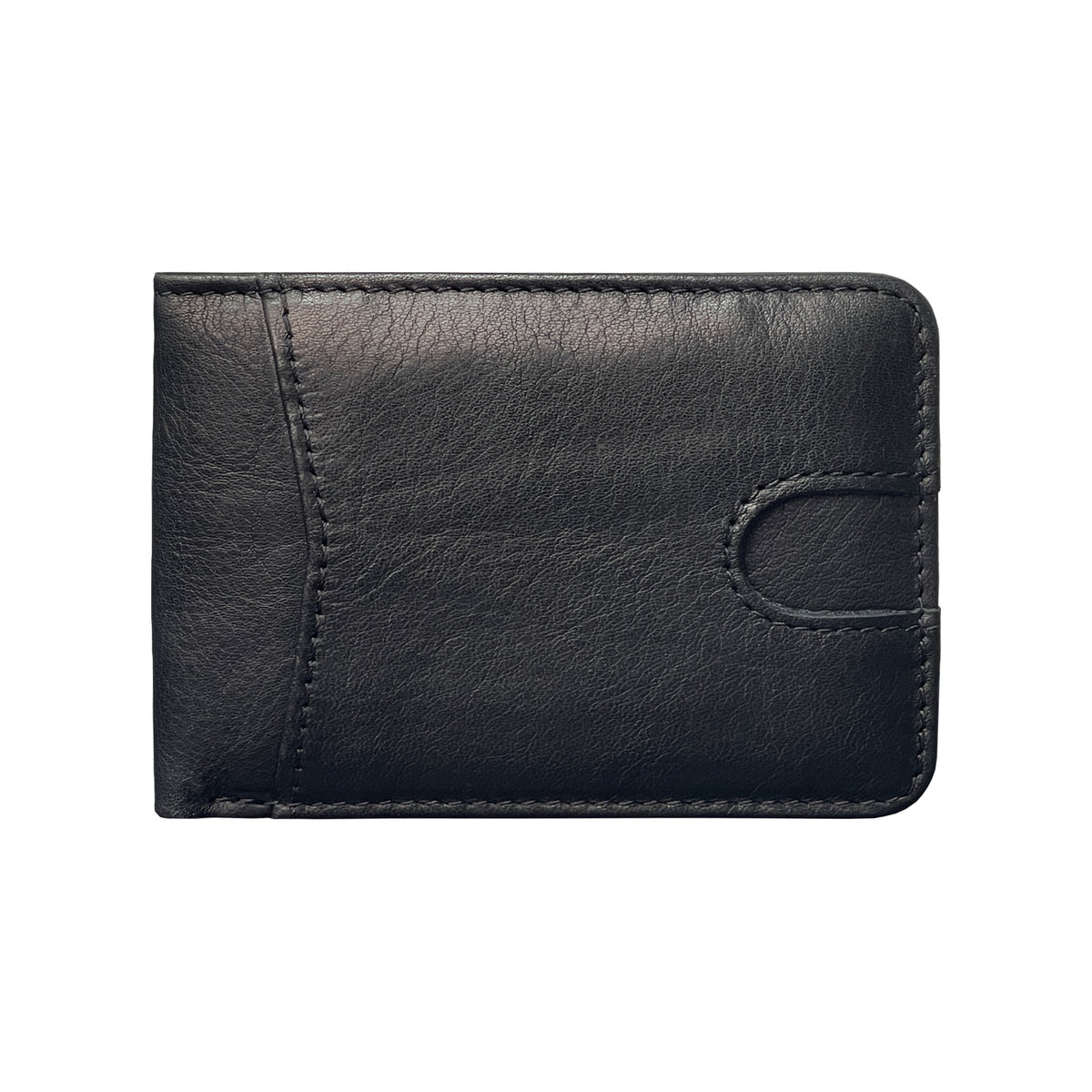 Oil-cracked leather card holder