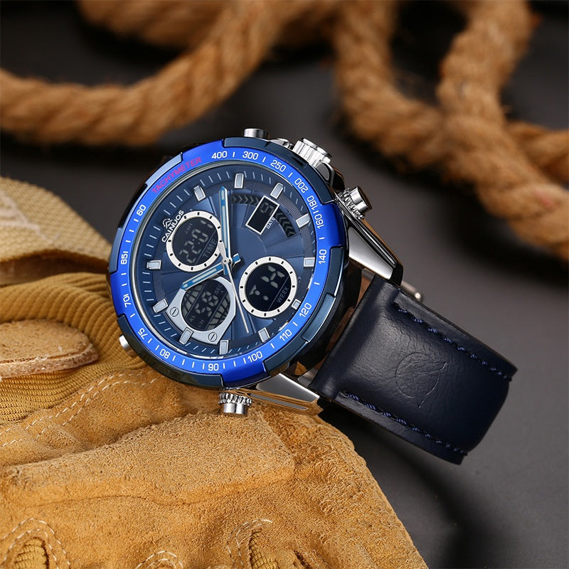 Montre numérique à quartz multifonction Lumineuse étanche