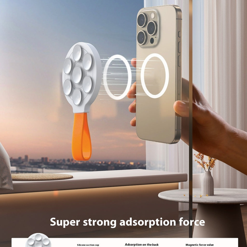 Silicone Sucker Support de téléphone magnétique fort