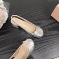 Sandales à talons ouverts pour femmes avec des sangles de dos