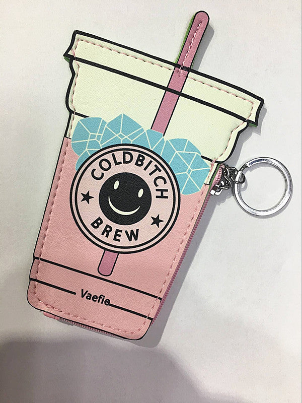 Corée créative boissons crème glacée Mini Purse enfants pièce Porte-clés petit sac sac sac