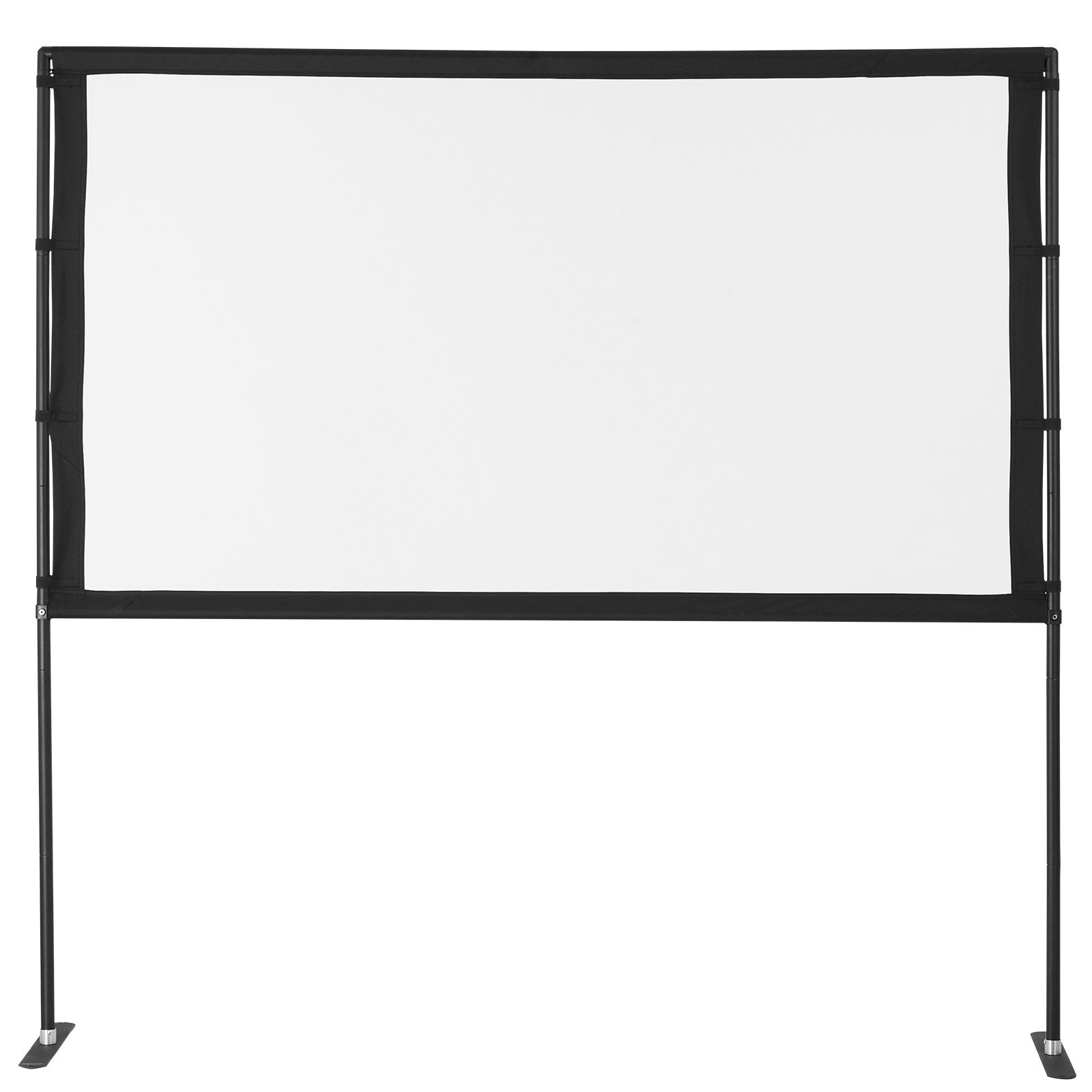 Écran projecteur avec 2 supports 80 pouces 160° large angle 4K HD 16:9 écran de film