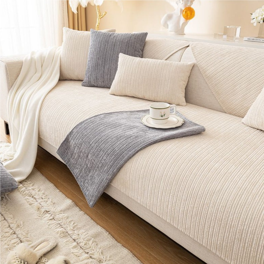 Chenille Canapé Coussin Quatre Saisons Universal Moderne Simple Non-dérapant