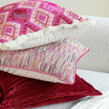 Jardin lumière-Luxury style français rouge salon Coussin