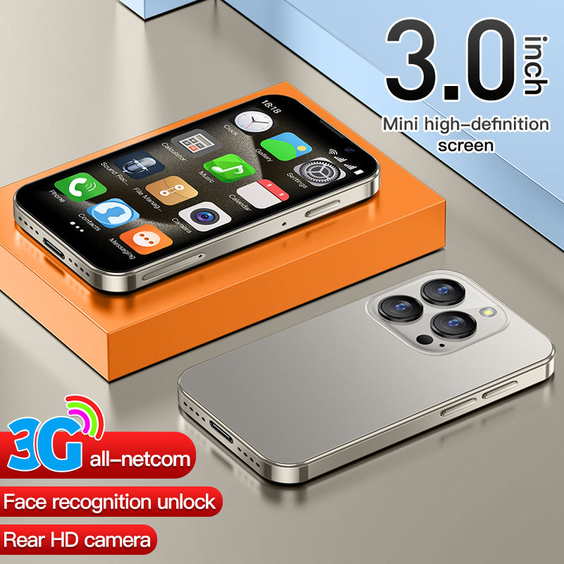 Smart Mini Téléphone XS18PRO Quad-Core Réseau 3G