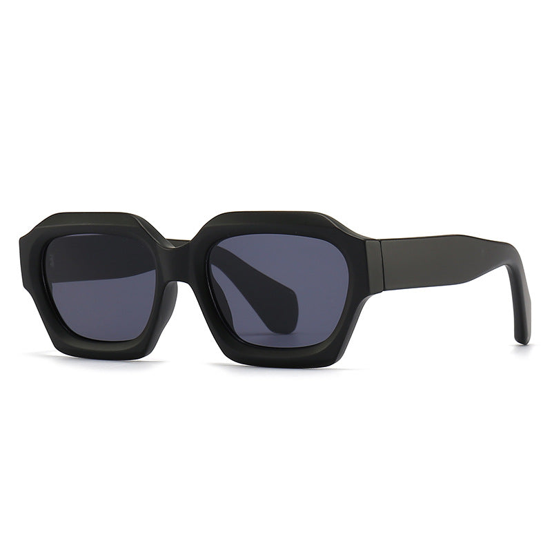 Lunettes de soleil européennes et américaines Irrégulier Polygon Trend Street Snap Modern Charm Retro Su