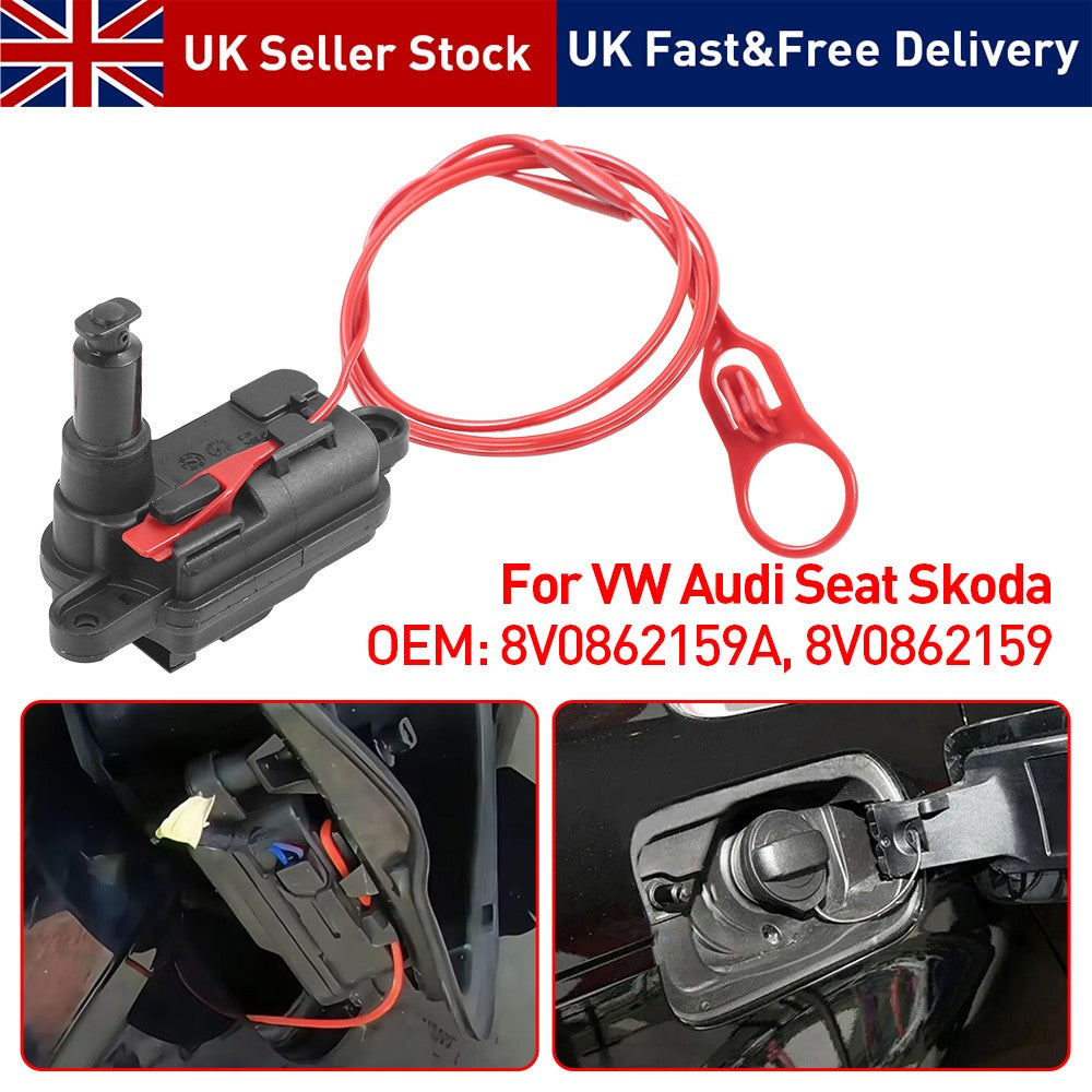 8V0862159A Pour VW A Udi Seat Skoda Actuator Element Fuel Flap Tank Cap