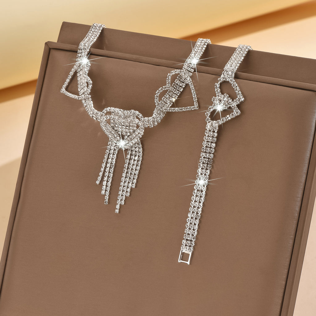 Anklet de Tassel en forme de cœur de style européen et américain