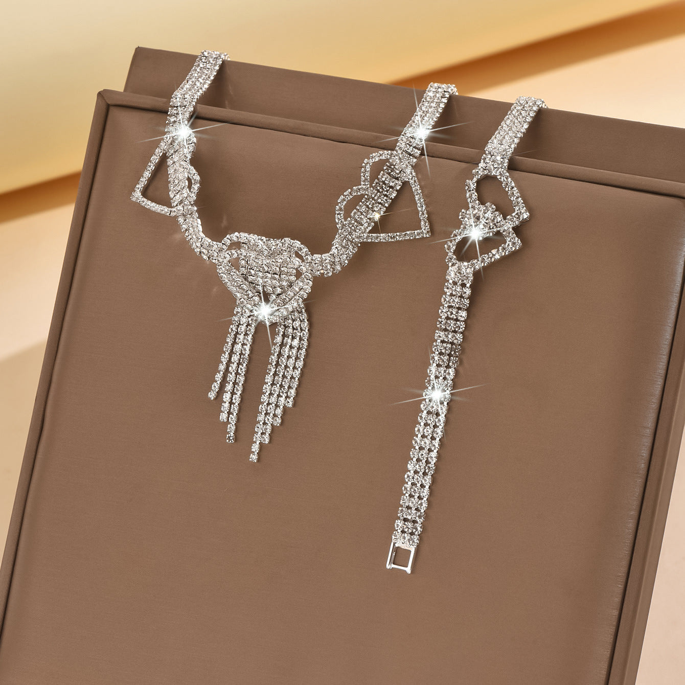 Anklet de Tassel en forme de cœur de style européen et américain