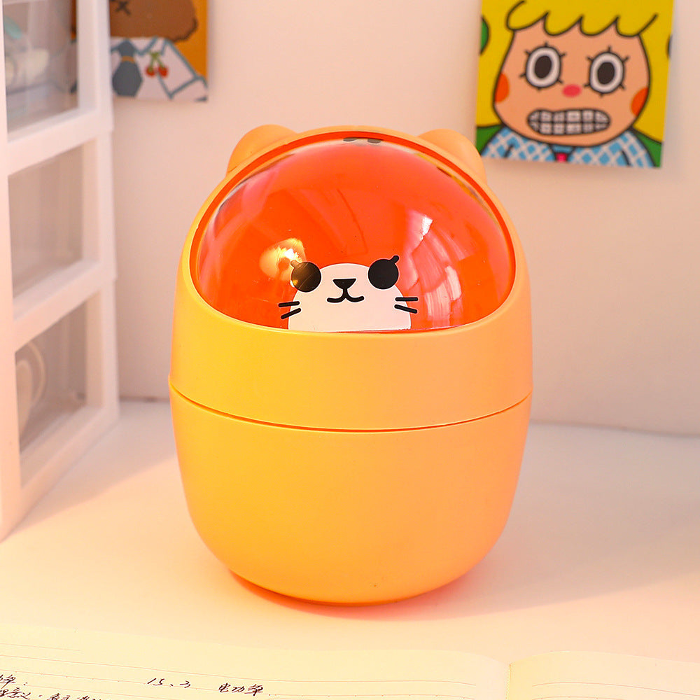 Poubelle de bureau Poubelle de bureau Organisateur Bucket Bureau Mini ours Poubelle de bureau