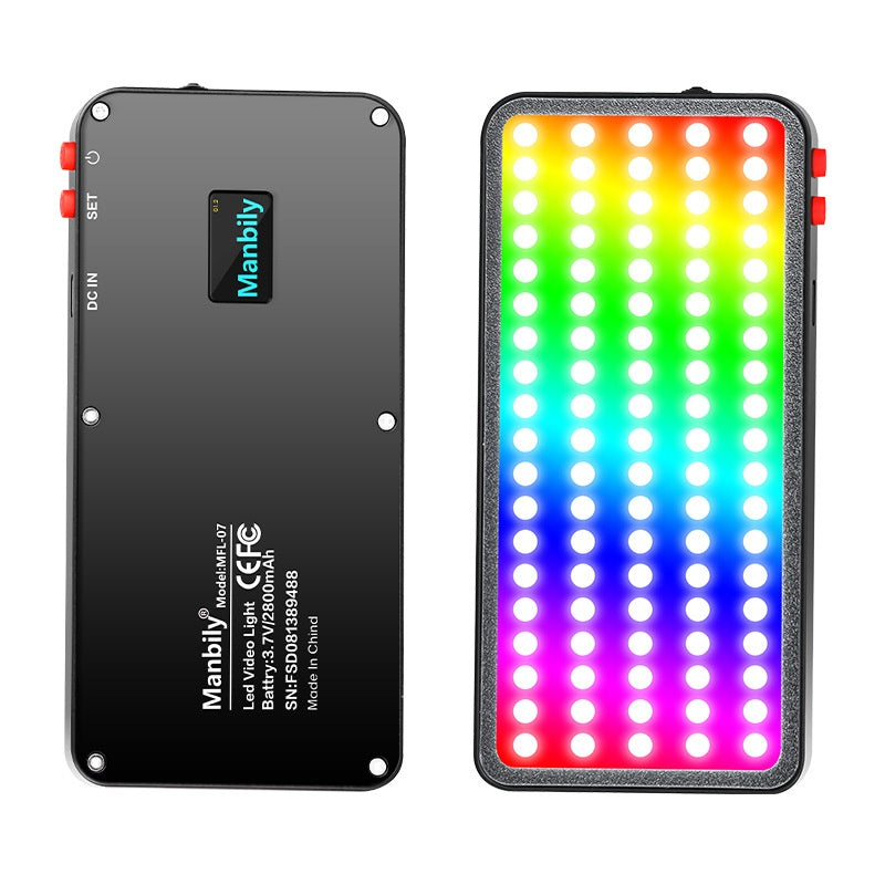RGB Full Color Pocket LED Photographie Portable Mini Light Effect Light Painting Camera Lig