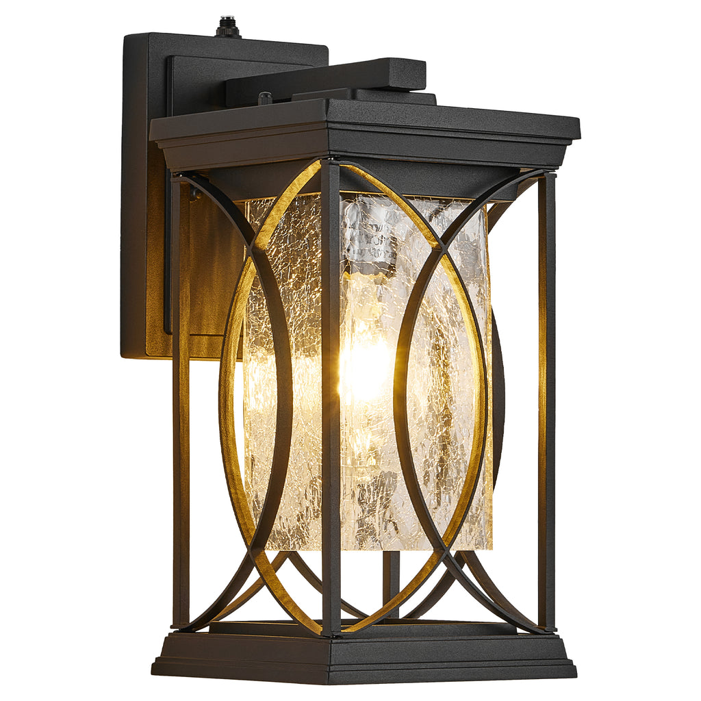 Oil Rubbed Bronze Porch Light Dusk to Dawn Outdoor Wall Lantern Small Modern Outdoor Light