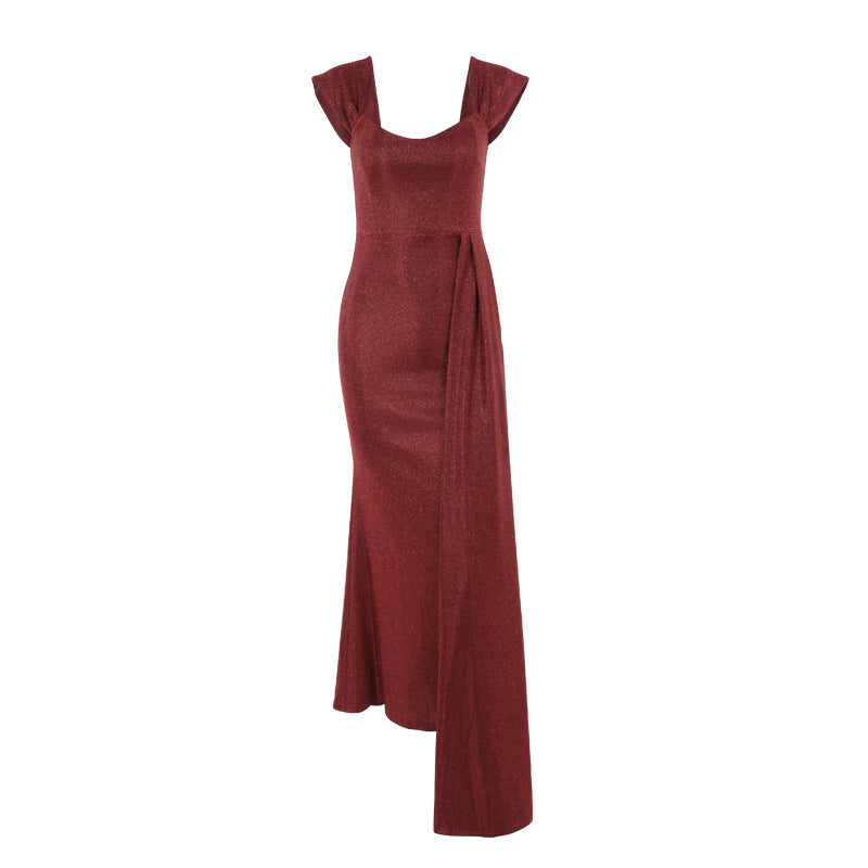 Robe longue de Veste mince et mince