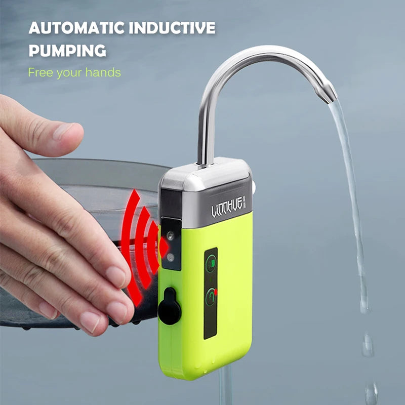 Pompe à eau Pompe à oxygène avec capteur Multi-fonctions Rechargeable Outdoor Fishing Ac