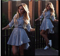 2021ebay vente rapide sexy femme à manches longues robe cocktail casual Mini robe