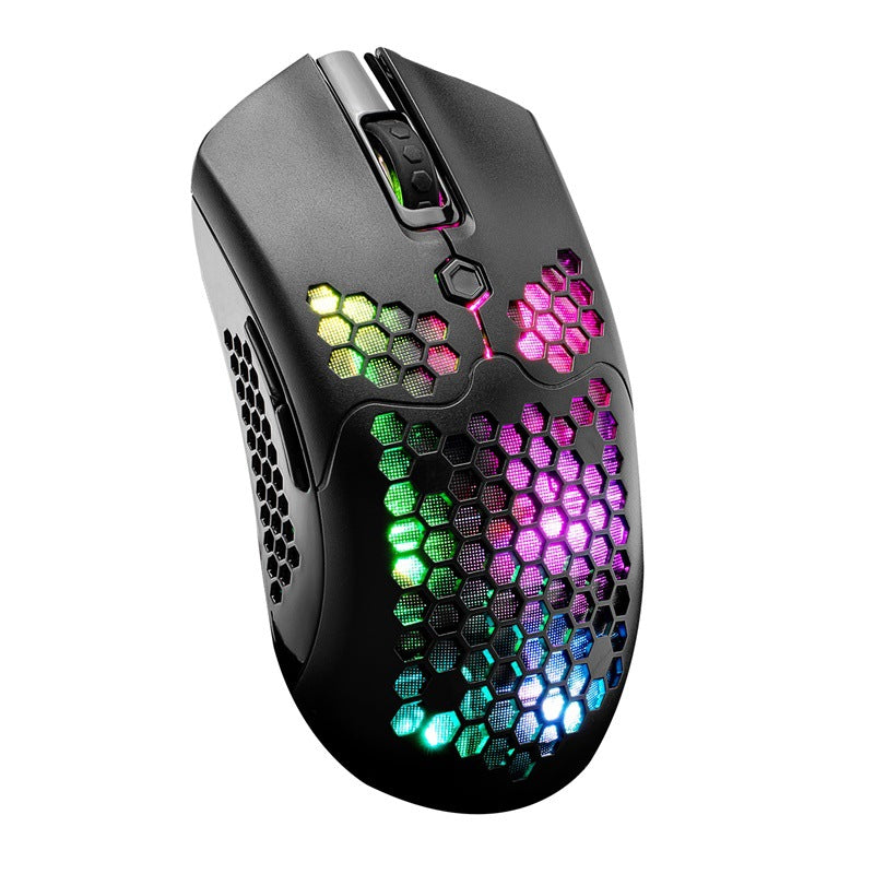 Gratuit Wolf X2 sans fil souris RGB double mode jeu souris
