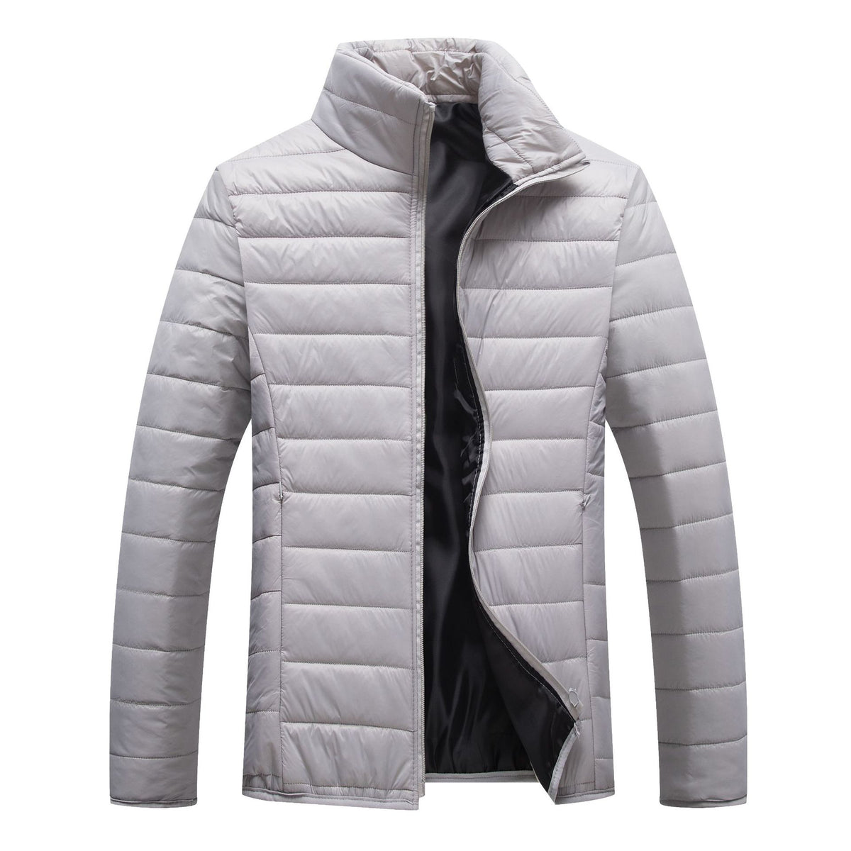 Vêtements rembourrés en coton pour hommes de couleur candy zipper