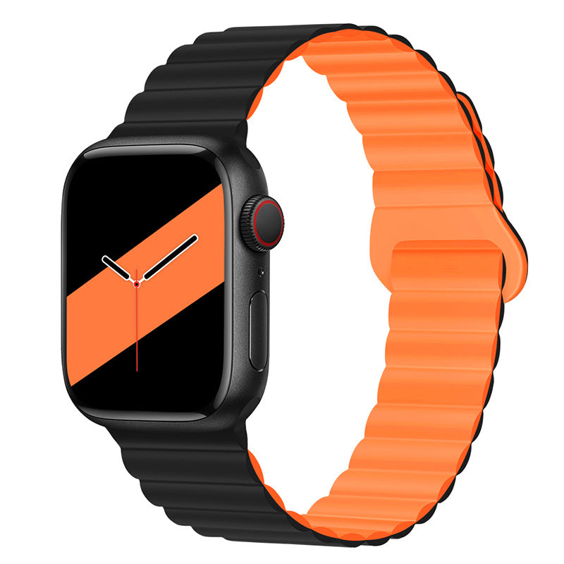 Bracelet de montre magnétique en silicone bande