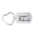 Couple cadeau amoureux de porte-clés