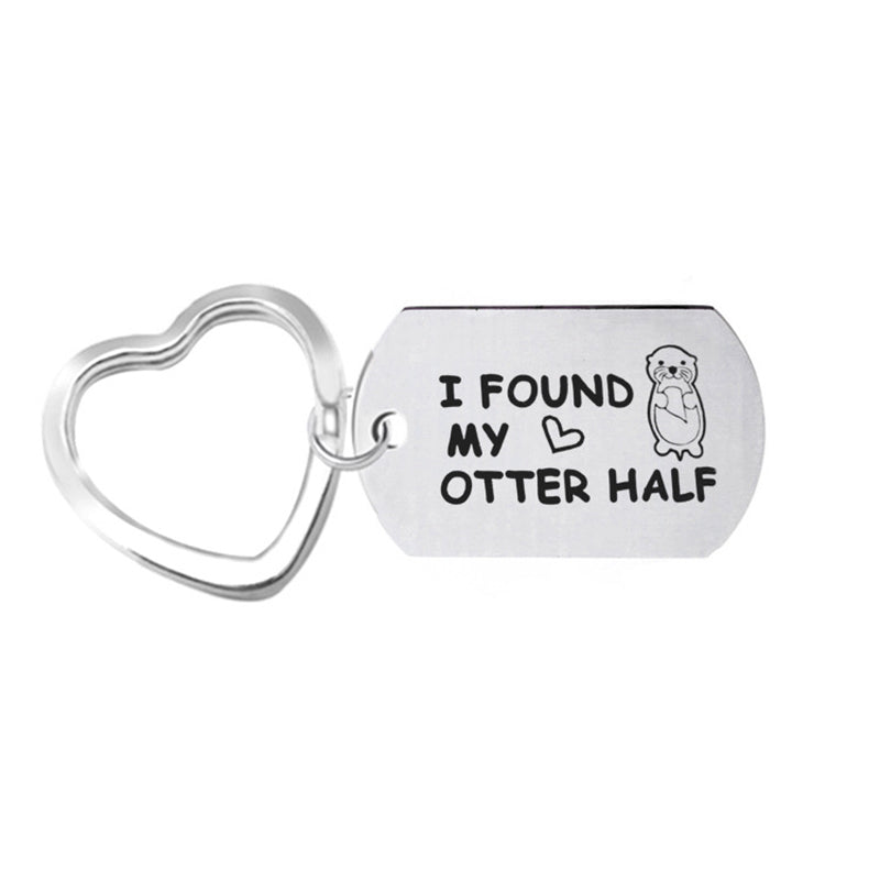 Couple cadeau amoureux de porte-clés