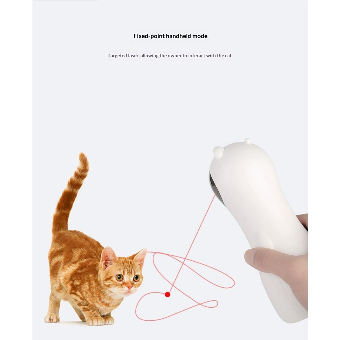 Jouet automatique de chat laser multi-angle pour chat.