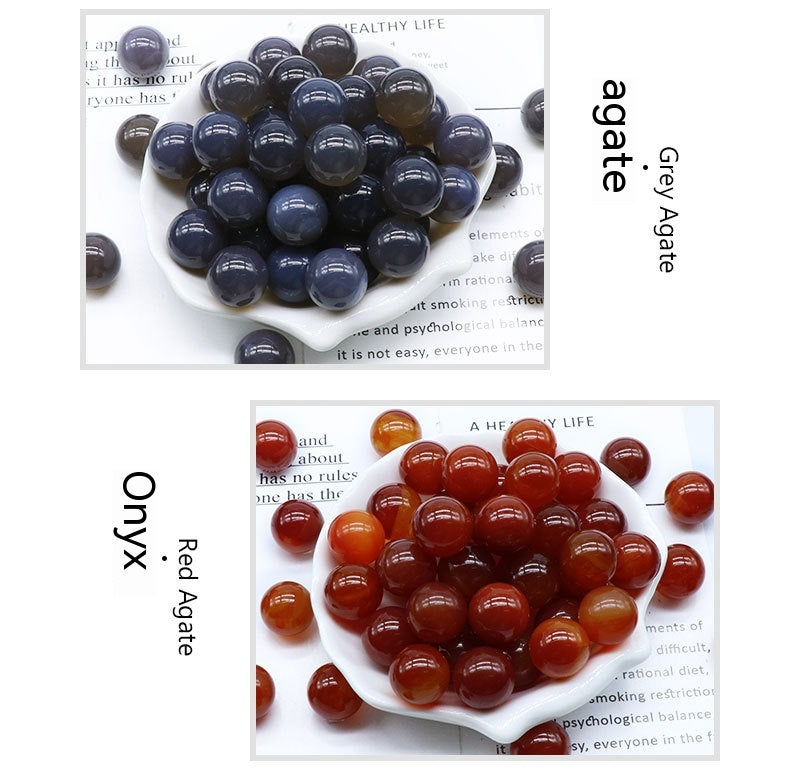 Perles naturelles en pierre non poreuses de l'agate de l'améthyste
