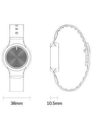 Bracelet de positionnement Bluetooth du capteur d'accélération NFC d'urgence